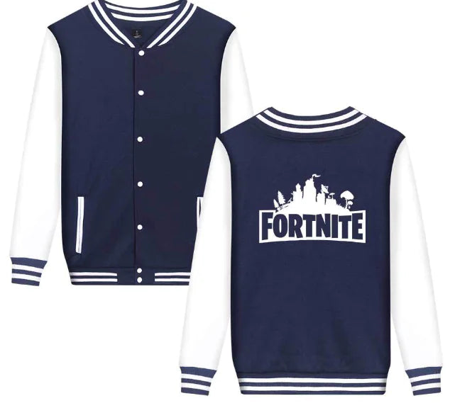 Fortnite Loose Fit Baseball Jacket