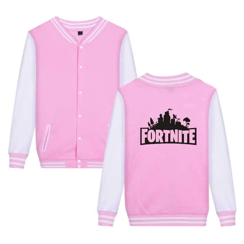 Fortnite Loose Fit Baseball Jacket