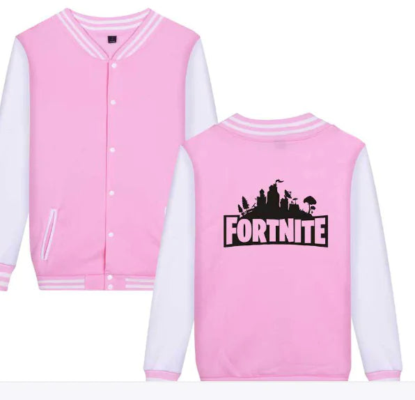 Fortnite Loose Fit Baseball Jacket